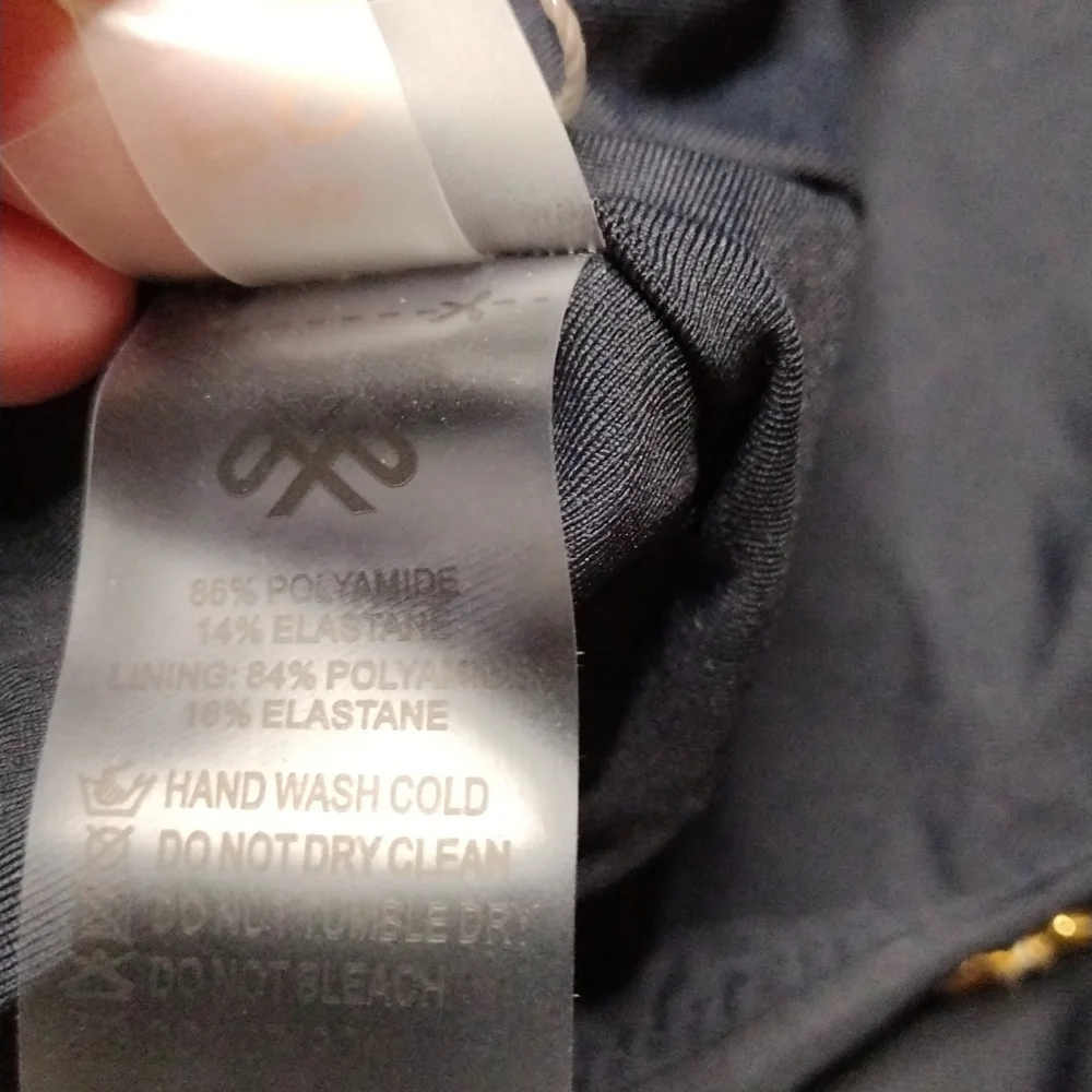 NWT PQ Mid High Neck Lace One Piece Swimsuit - Picture 12 of 15